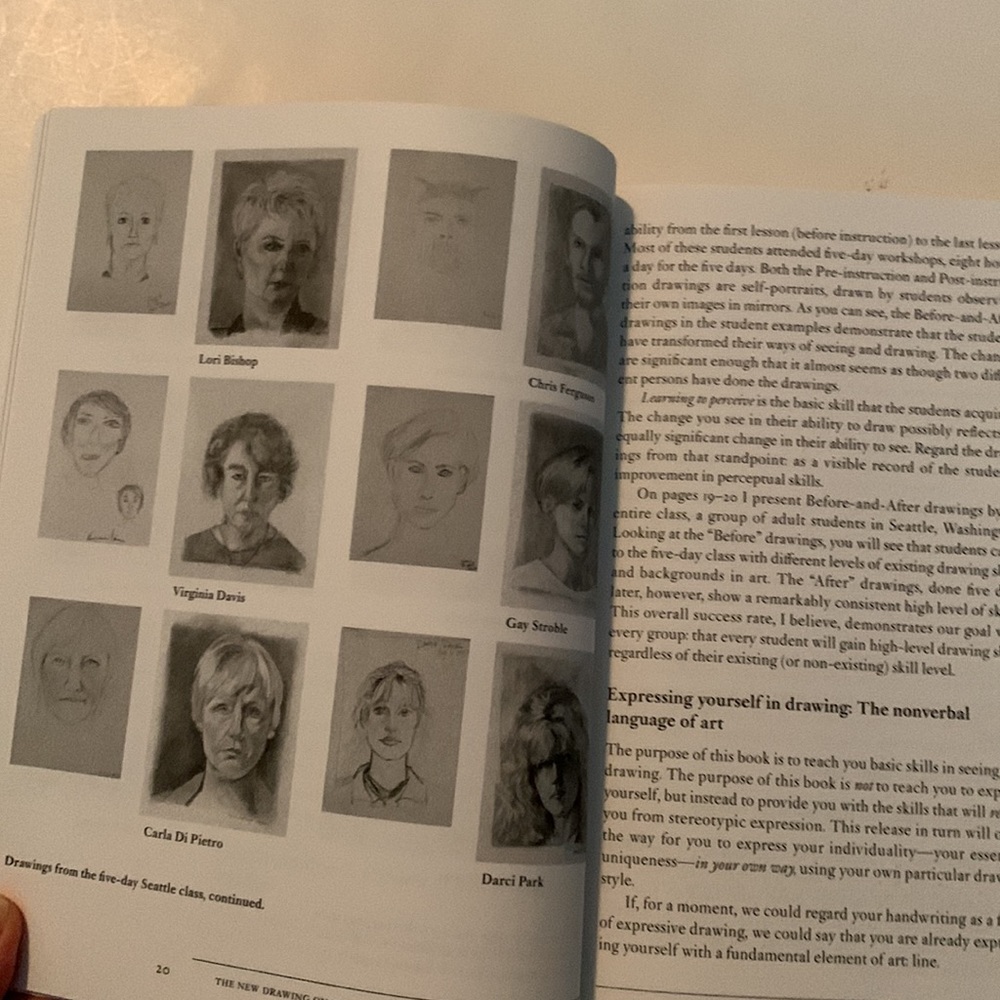 Drawing on the right side of the brain by Betty Edwards - Picture 4 of 9